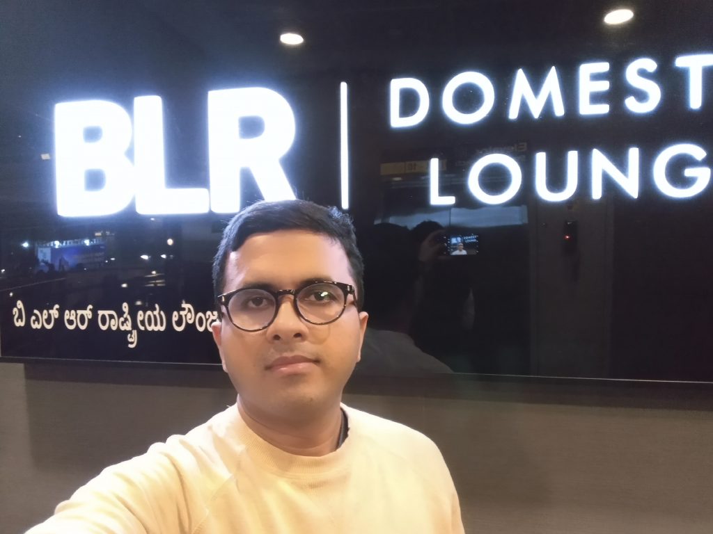 I'm at Bangalore Domestic Lounge
