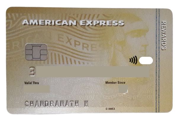 My American Express Membership Rewards Credit Card