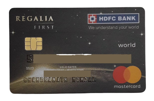 My HDFC Regalia First Credit Card