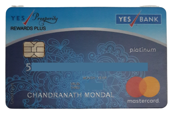 My Yes Prosperity Rewards Plus Credit Card