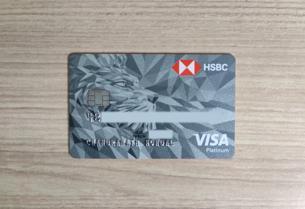 My HSBC Platinum Credit Card